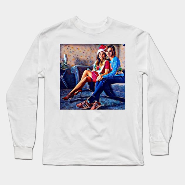 A WayHaught Christmas Joy Long Sleeve T-Shirt by NotMeMyPanic